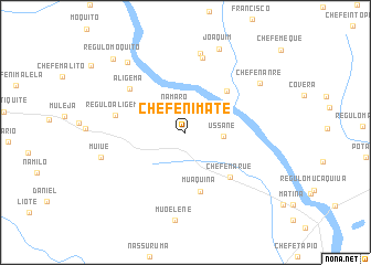 map of Chefe Nimate