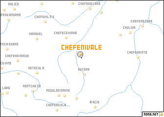 map of Chefe Nivale
