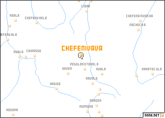 map of Chefe Nivava