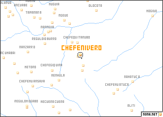 map of Chefe Nivero