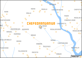 map of Chefe Omandariua