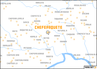 map of Chefe Paquete
