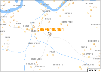 map of Chefe Paunda