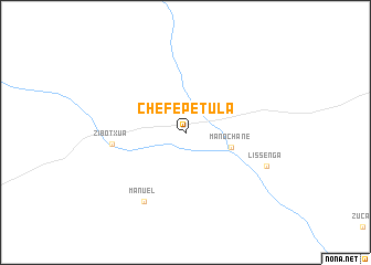map of Chefe Petula
