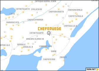 map of Chefe Puede