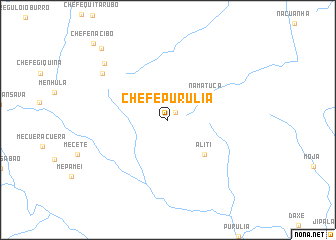 map of Chefe Purulia