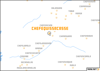 map of Chefe Quissacasse