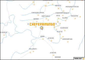 map of Chefe Raimundo