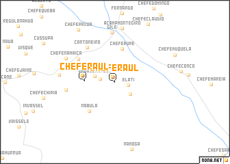 map of Chefe Raul