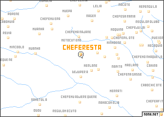 map of Chefe Resta