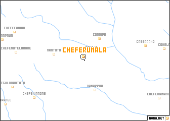 map of Chefe Rumala