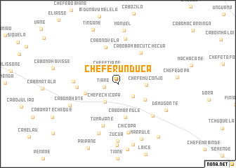 map of Chefe Runduca