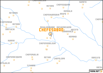 map of Chefe Sabão