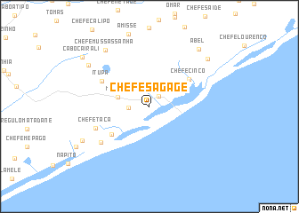 map of Chefe Sagage