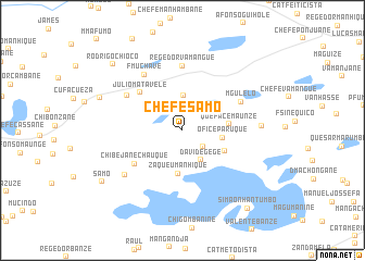 map of Chefe Samo