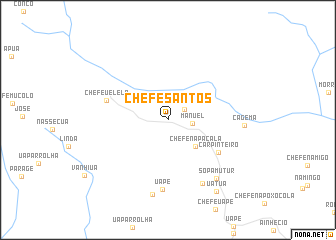 map of Chefe Santos