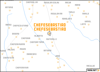 map of Chefe Sebastião