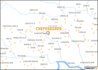 map of Chefe Segara