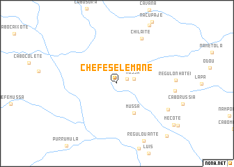 map of Chefe Selemane