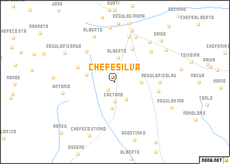 map of Chefe Silva