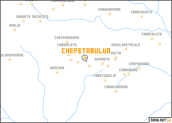 map of Chefe Tabulua