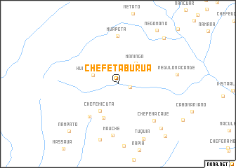 map of Chefe Taburua