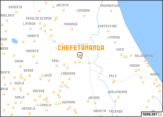 map of Chefe Tamanda