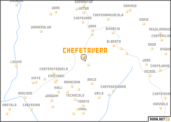 map of Chefe Tavera