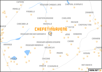 map of Chefe Tindavene