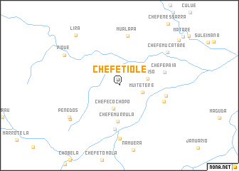 map of Chefe Tiole