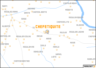 map of Chefe Tiquite