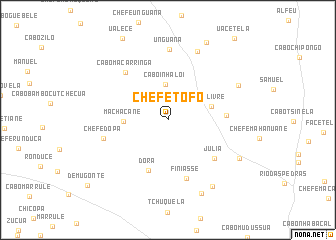 map of Chefe Tofo