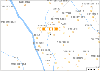 map of Chefe Tomé