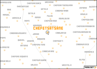 map of Chefe Tsatsane