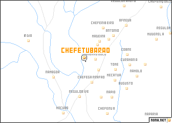 map of Chefe Tubarão