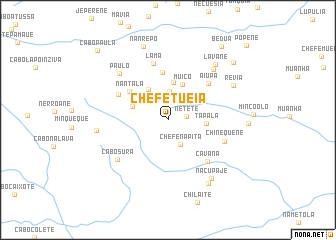 map of Chefe Tueia