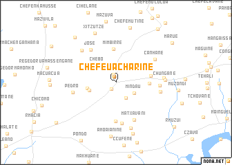 map of Chefe Uacharine