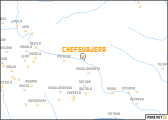 map of Chefe Uajera