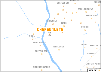 map of Chefe Ualete