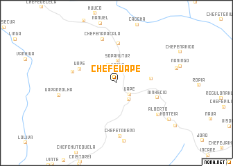 map of Chefe Uapé