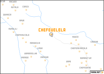 map of Chefe Uelela