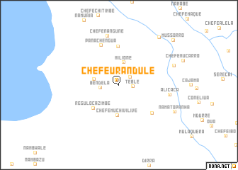 map of Chefe Urandule