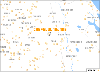 map of Chefe Vulanjane