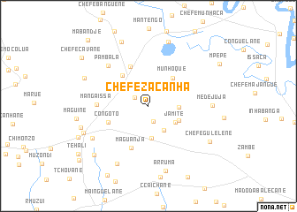 map of Chefe Zacanha