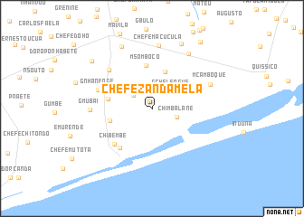 map of Chefe Zandamela