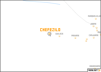 map of Chefe Zilo