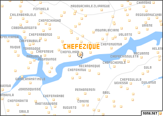 map of Chefe Zique