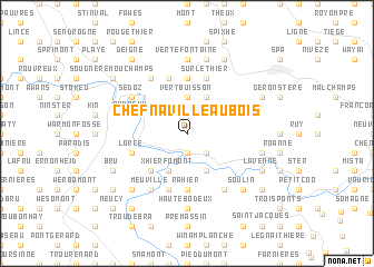 map of Chefna Ville au Bois