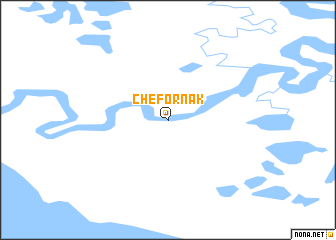 map of Chefornak