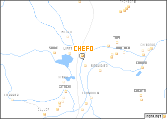 map of Chefo